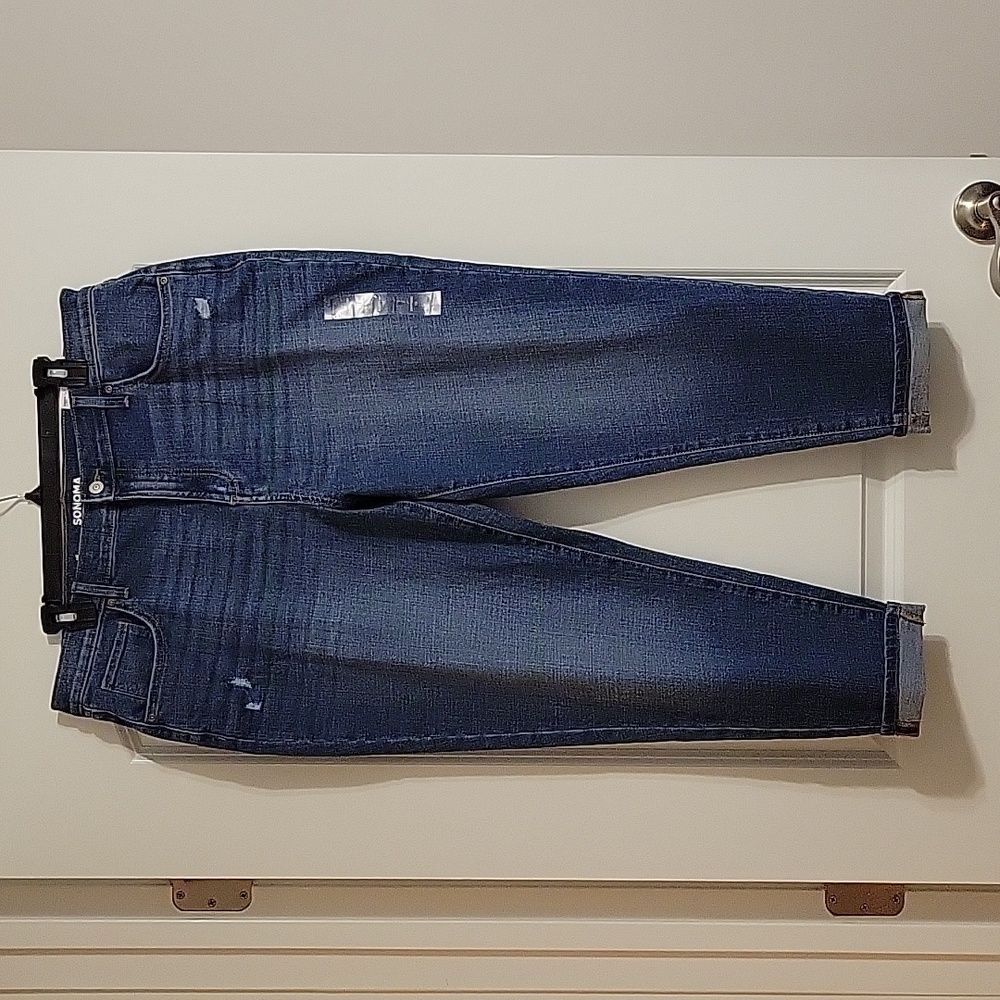 Women's Sonoma Boyfriend Jeans, size 16.